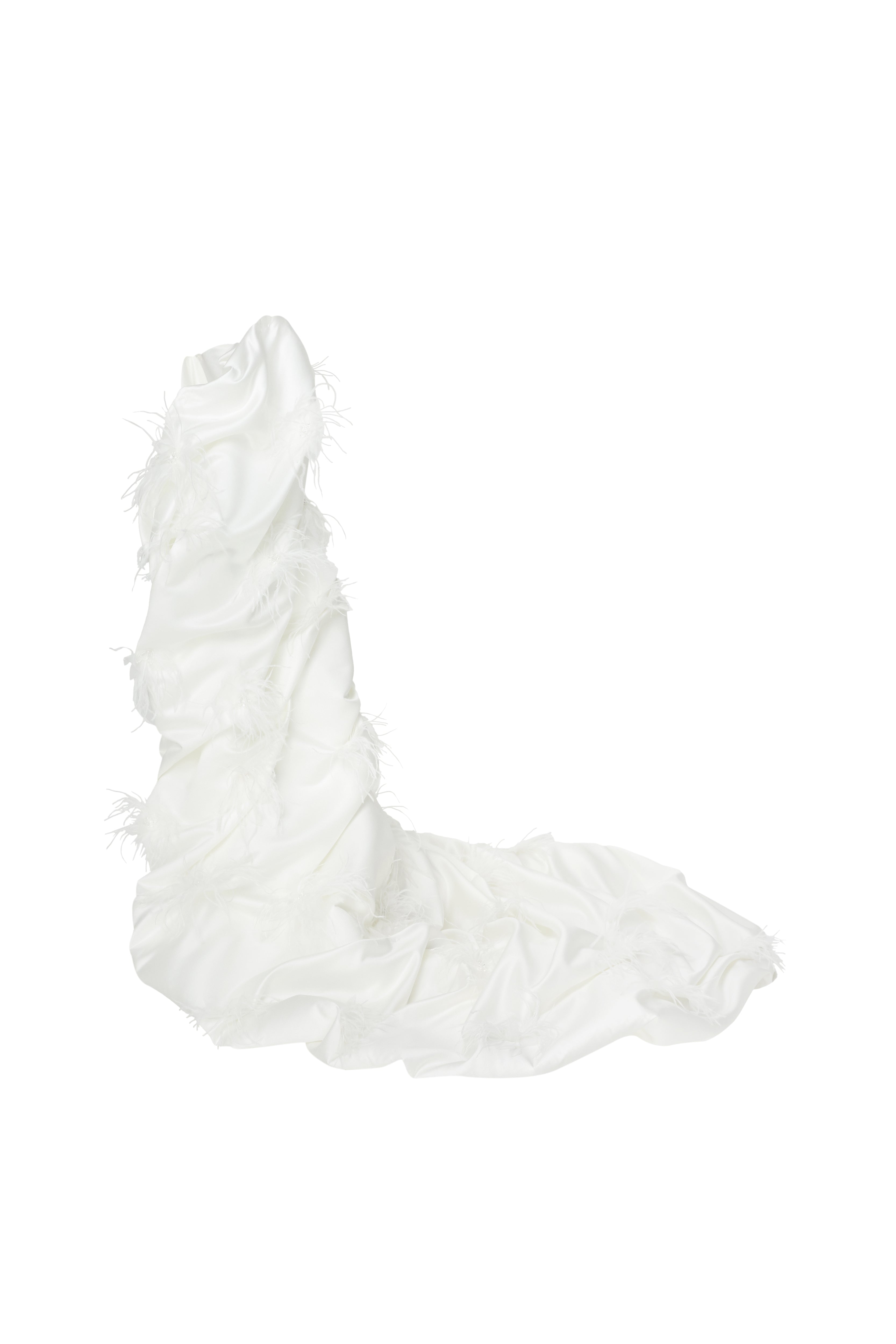 TRAIL FOR LUCKY SKIRT WITH FEATHERS